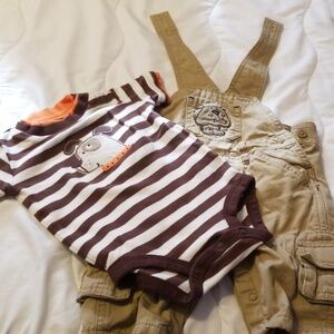 🧑 carters onesie and overall by children place 🐶